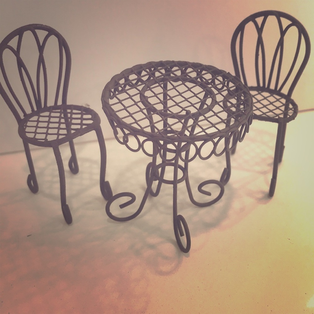 Miniature garden accessories